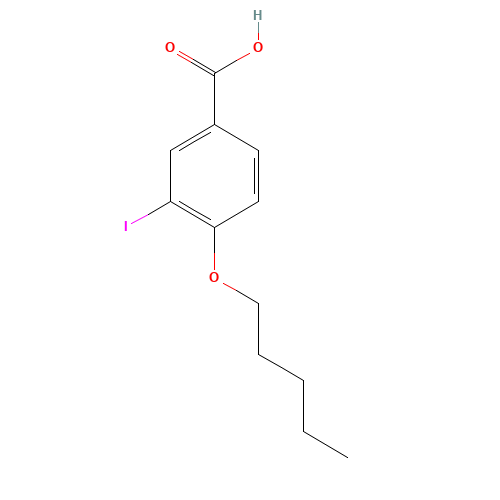 3-iodo-4-(pentyloxy)benzoic acid (CAS: 1131614-41-9) - Related Chemical Product