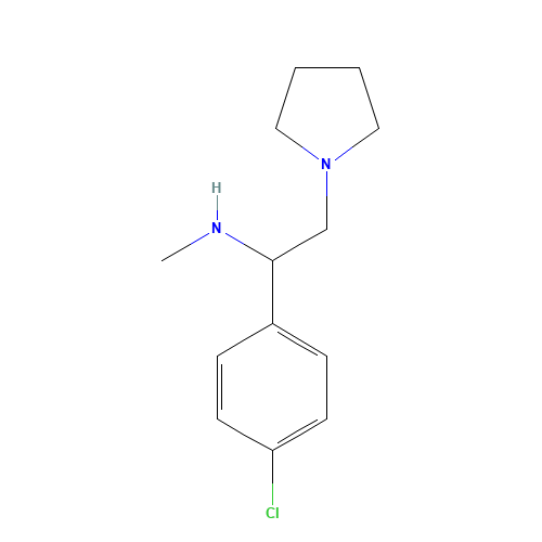 [1-(4-CHLORO-PHENYL)-2-PYRROLIDIN-1-YL-ETHYL]-METHYL-AMINE (CAS: 170119-33-2) - Related Chemical Product