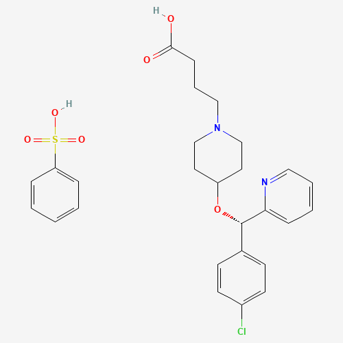 BEPOTASTINE BESILATE (CAS: 190786-44-8) - Chemical Structure and Molecular Formula 
