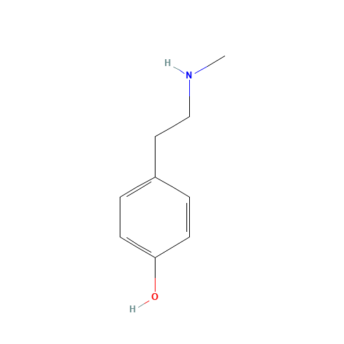 4-(2-METHYLAMINO-ETHYL)-PHENOL (CAS: 370-98-9) - Related Chemical Product