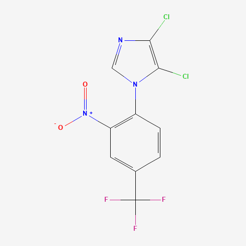 4,5-DICHLORO-1-(2-NITRO-4-(TRIFLUOROMETHYL)PHENYL)IMIDAZOLE (CAS: 649662-56-6) - Related Chemical Product