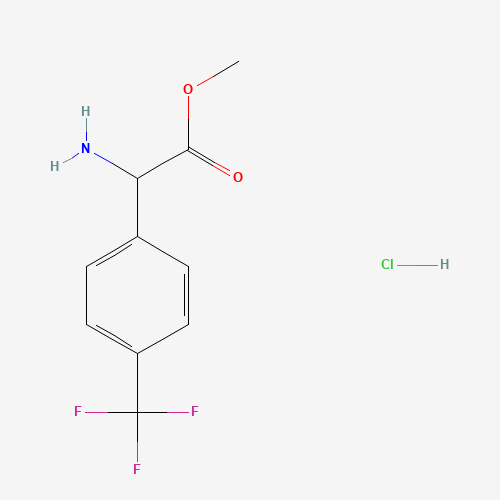 Methyl amino[4-(trifluoromethyl)phenyl]acetate hydrochloride (CAS: 390815-48-2) - Related Chemical Product