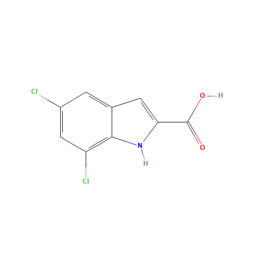 5,7-DICHLORO-1H-INDOLE-2-CARBOXYLIC ACID (CAS: 4792-71-6) - Related Chemical Product