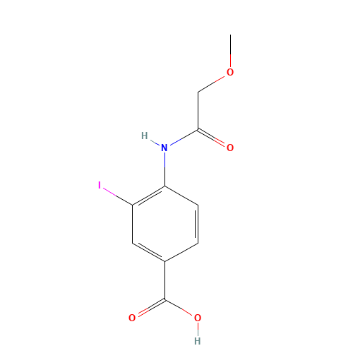 3-iodo-4-(2-methoxyacetamido)benzoic acid (CAS: 1131614-49-7) - Related Chemical Product