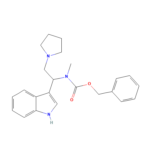 1-PYRROLIDIN-2-(N-CBZ-N-METHYL)AMINO-2-(3'-INDOLE)ETHANE (CAS: 886363-10-6) - Related Chemical Product