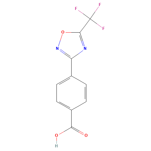 4-(5-(Trifluoromethyl)-1,2,4-oxadiazol-3-yl)benzoicacid (CAS: 340736-76-7) - Related Chemical Product