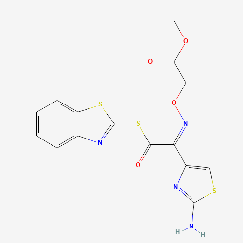 (S)-2-Benzothiazolyl (Z)-2-(2-aminothiazole-4-yl)-2-methoxycarbonylmethoxyiminothioacetate (CAS: 246035-38-1) - Related Chemical Product