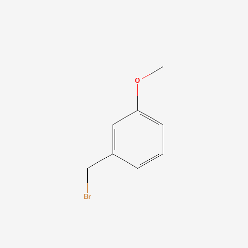 3-METHOXYBENZYL BROMIDE (CAS: 874-98-6) - Chemical Structure and Molecular Formula 