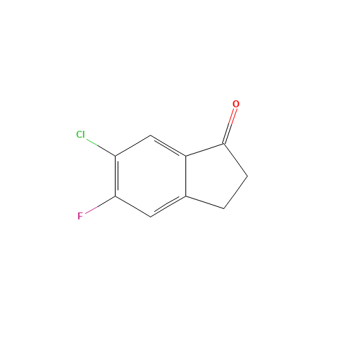 6-chloro-5-fluoro-2,3-dihydro-1H-inden-1-one (CAS: 881189-75-9) - Related Chemical Product