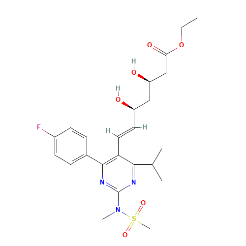 Rosuvastatin ethyl ester (CAS: 851443-04-4) - Related Chemical Product
