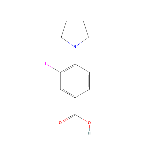 3-iodo-4-(pyrrolidin-1-yl)benzoic acid (CAS: 1131588-16-3) - Related Chemical Product