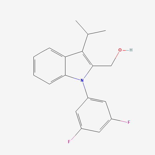 1-(3',5'-DIFLUOROPHENYL)-2-HYDROXYMETHYL-3-ISOPROPYLINDOLE (CAS: 886362-94-3) - Related Chemical Product