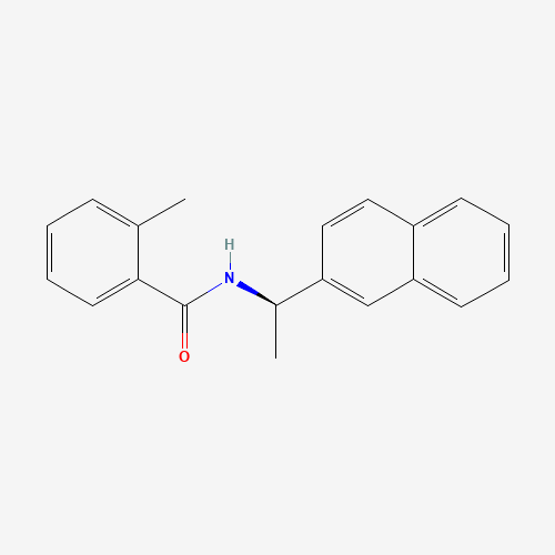 2-Methyl-N-(1S-naphthalen-2-yl-ethyl)-benzamide (CAS: 1093070-10-0) - Chemical Structure and Molecular Formula 