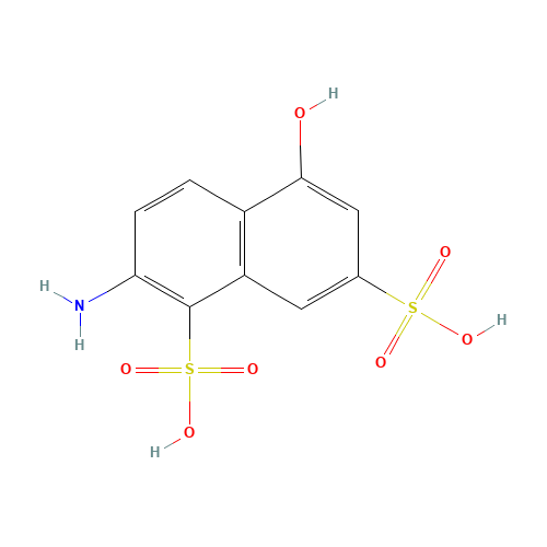 3-AMINONAPHTHALENE-8-HYDROXY-4,6-DISULFONIC ACID (CAS: 6535-70-2) - Related Chemical Product
