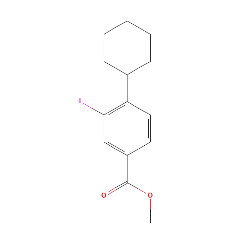 methyl 4-cyclohexyl-3-iodobenzoate (CAS: 1131614-55-5) - Related Chemical Product