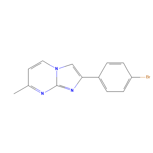 2-(4-BROMO-PHENYL)-7-METHYL-IMIDAZO[1,2-A]PYRIMIDINE (CAS: 13694-13-8) - Related Chemical Product