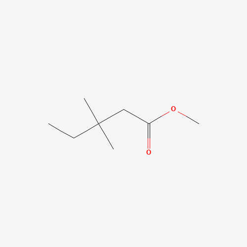 methyl 3,3-dimethylpentanoate (CAS: 101186-01-0) - Chemical Structure and Molecular Formula 