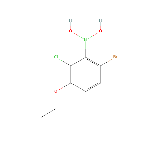 6-Bromo-2-chloro-3-ethoxyphenylboronic acid (CAS: 957121-15-2) - Related Chemical Product