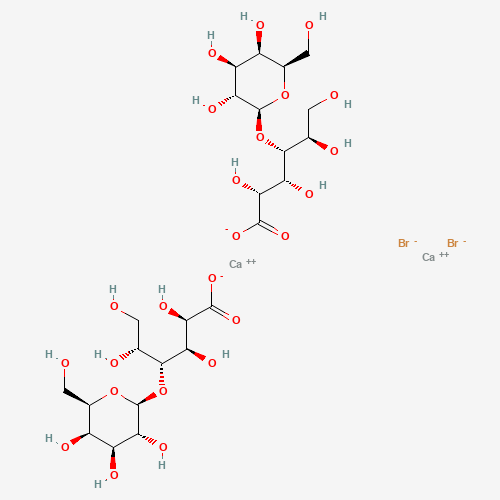 calcium bis(4-O-(beta-D-galactosyl)-]Dgluconate)-calcium bromide (1:1) (CAS: 33659-28-8) - Related Chemical Product