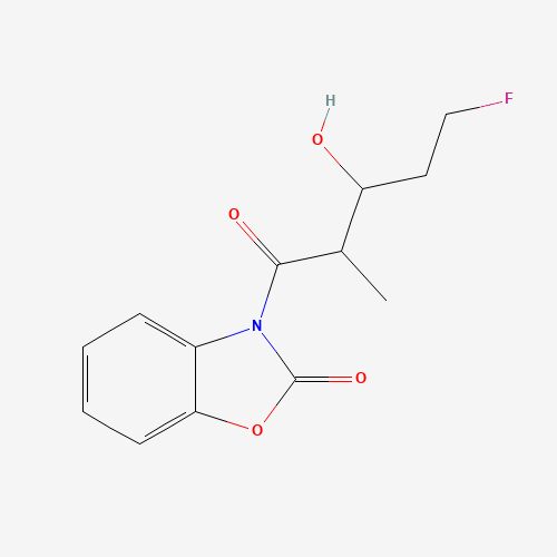 3-((2R,3S)-5-fluoro-3-hydroxy-2-methylpentanoyl)benzo[d]oxazol-2(3H)-one (CAS: 287398-91-8) - Related Chemical Product