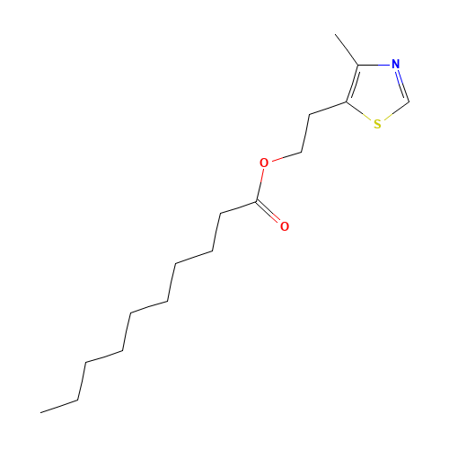 2-(4-Methyl-5-thiazolyl)ethyl decanoate (CAS: 101426-31-7) - Related Chemical Product