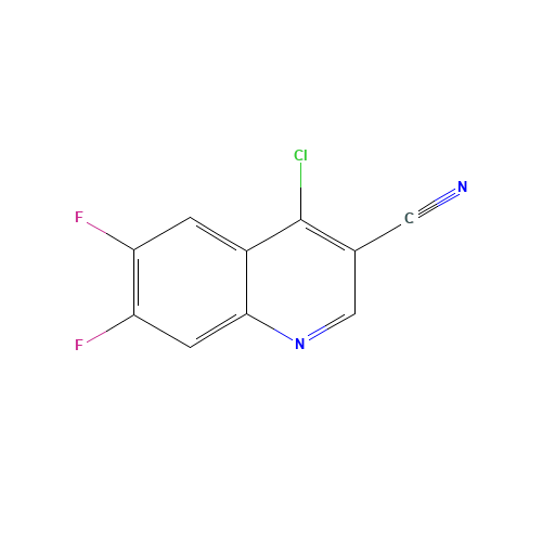 4-CHLORO-6,7-DIFLUORO-QUINOLINE-3-CARBONITRILE (CAS: 886362-75-0) - Related Chemical Product