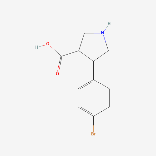 (3S,4R)-4-(4-BROMOPHENYL)PYRROLIDINE-3-CARBOXYLIC ACID (CAS: 1047654-48-7) - Related Chemical Product
