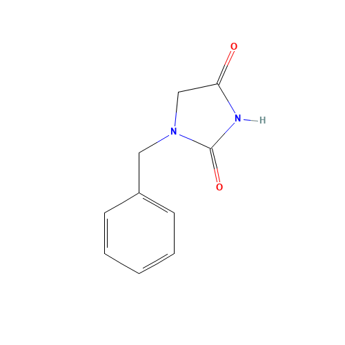 1-Benzyl hydantoin (CAS: 6777-05-5) - Chemical Structure and Molecular Formula 