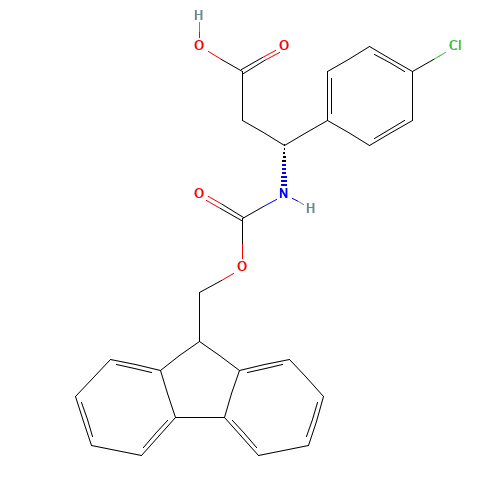 Fmoc-(R)-3-Amino-3-(4-chlorophenyl)propionic acid (CAS: 479064-92-1) - Related Chemical Product