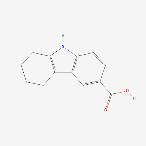 2,3,4,9-TETRAHYDRO-1H-CARBAZOLE-6-CARBOXYLIC ACID (CAS: 36729-27-8) - Chemical Structure and Molecular Formula 