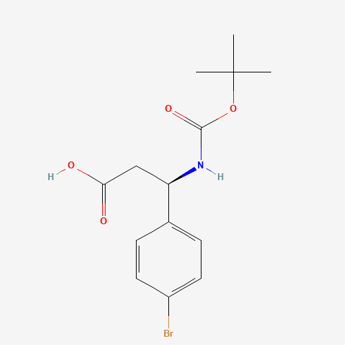 Boc-4-Bromo-L-beta-phenylalanine (CAS: 261380-20-5) - Related Chemical Product