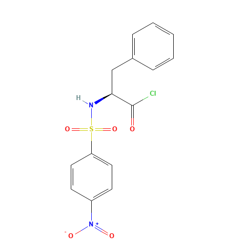 N-(4-NITROPHENYLSULFONYL)-L-PHENYLALANYL CHLORIDE (CAS: 146815-23-8) - Related Chemical Product