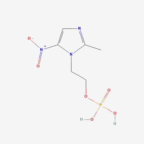 2-(2-methyl-5-nitro-imidazol-1-yl)ethoxyphosphonic acid (CAS: 73334-05-1) - Related Chemical Product
