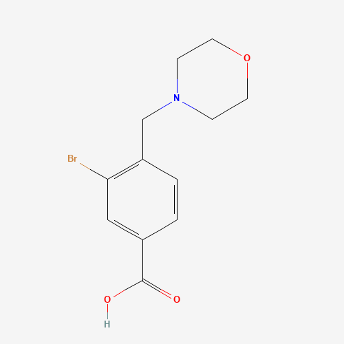 3-BROMO-4-(4-MORPHOLINYLMETHYL)BENZOIC ACID (CAS: 787529-83-3) - Related Chemical Product