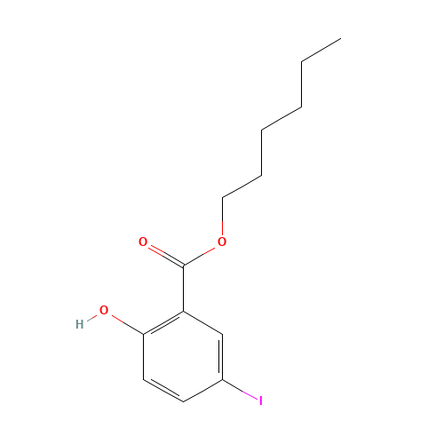 hexyl 2-hydroxy-5-iodobenzoate (CAS: 15125-93-6) - Related Chemical Product