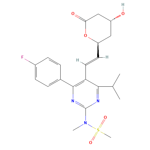 N-[4-(4-Fluorophenyl)-6-(1-methylethyl)-5-[(1E)-2-[(2S,4R)-tetrahydro-4-hydroxy-6-oxo-2H-pyran-2-yl]ethenyl]-2-pyrimidinyl]-N-methylmethanesulfonamide (CAS: 503610-43-3) - Related Chemical Product