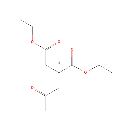 Acetonylsuccinic acid diethyl ester (CAS: 1187-74-2) - Chemical Structure and Molecular Formula 