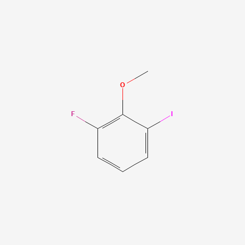 2-FLUORO-6-IODOANISOLE (CAS: 32750-21-3) - Chemical Structure and Molecular Formula 