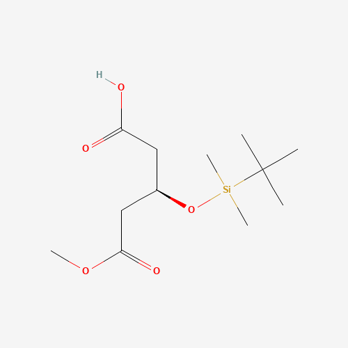 (3R)-3-(tert-Butyldimethylsilyl)oxypentanedioate-1-methyl monoester (CAS: 109744-49-2) - Related Chemical Product