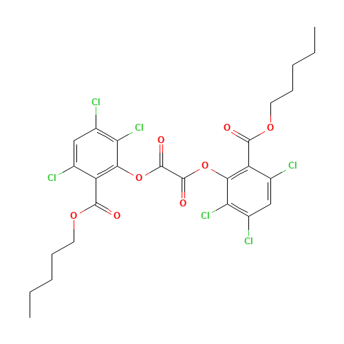 Bis(2-carbopentyloxy-3,5,6-trichlorophenyl) oxalate (CAS: 75203-51-9) - Related Chemical Product