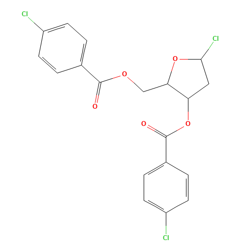 1-Chloro-3,5-di-(4-chlorobenzoyl)-2-deoxy-D-ribose (CAS: 21740-23-8) - Related Chemical Product