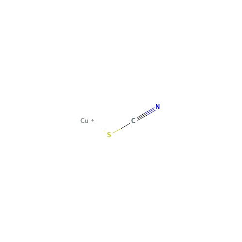 Cuprous thiocyanate (CAS: 1111-67-7) - Chemical Structure and Molecular Formula 