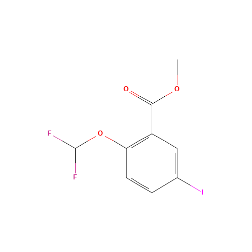 methyl 2-(difluoromethoxy)-5-iodobenzoate (CAS: 1131587-22-8) - Related Chemical Product