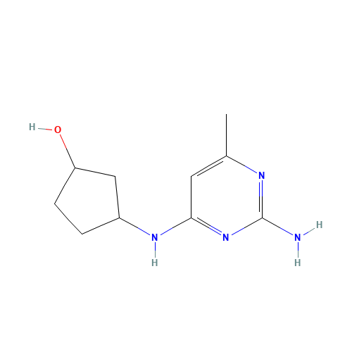 (1R,3R)-3-(2-amino-6-methylpyrimidin-4-ylamino)cyclopentanol (CAS: 1184919-68-3) - Related Chemical Product