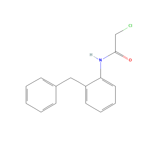 N-[2-(Phenylmethyl)phenyl]-2-chloroacetamide (CAS: 21535-43-3) - Related Chemical Product