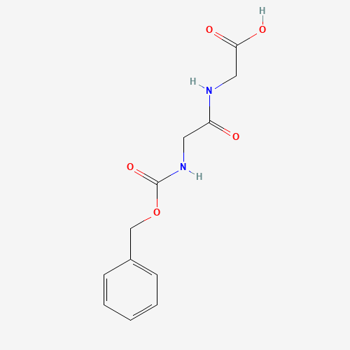 Cbz-Gly-Gly (CAS: 2566-19-0) - Chemical Structure and Molecular Formula 