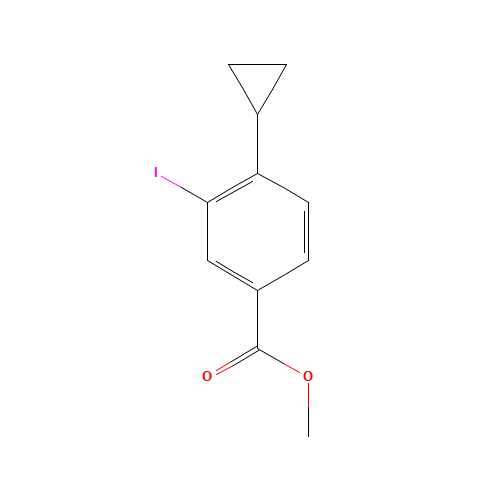 methyl 4-cyclopropyl-3-iodobenzoate (CAS: 1131588-06-1) - Related Chemical Product