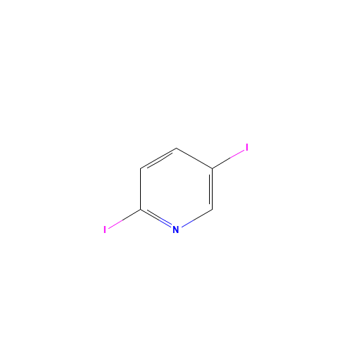 2,5-Diiodopyridine (CAS: 116195-81-4) - Chemical Structure and Molecular Formula 