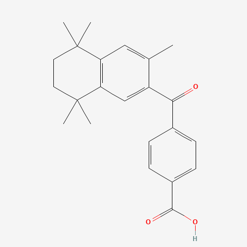 4-[(5,6,7,8-Tetrahydro-3,5,5,8,8-pentamethyl-2-naphthalenyl)carbonyl]benzoic acid (CAS: 153559-46-7) - Related Chemical Product