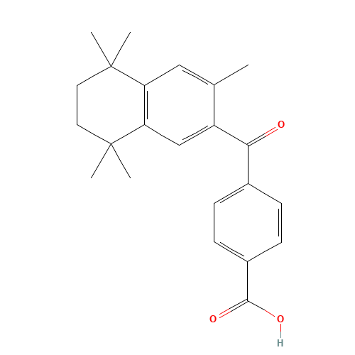 4-[(5,6,7,8-Tetrahydro-3,5,5,8,8-pentamethyl-2-naphthalenyl)carbonyl]benzoic acid (CAS: 153559-46-7) - Related Chemical Product